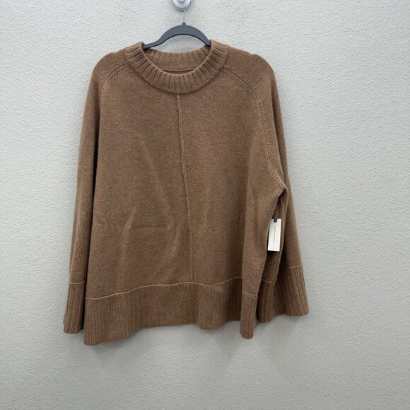 Anthropologie Maeve Chandler 100% Cashmere Oversized Sweater Womens sz Large NEW - Picture 1 of 8